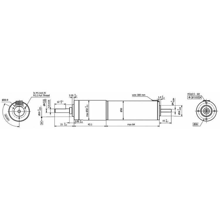 موتور و گیربکس مکسون مدل براشلس کد GB51-200w